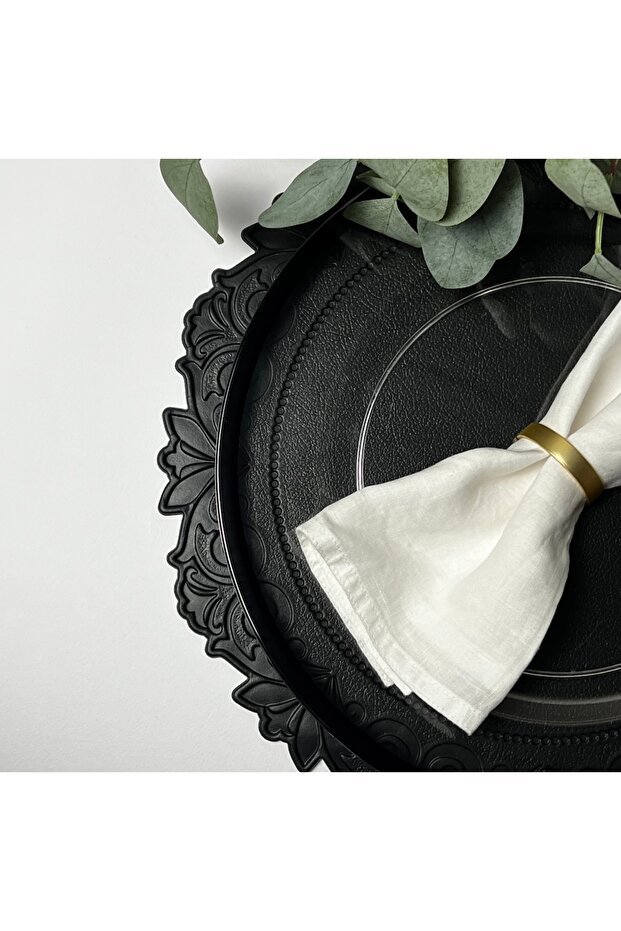 مفرش طاولة (أسود) - 3