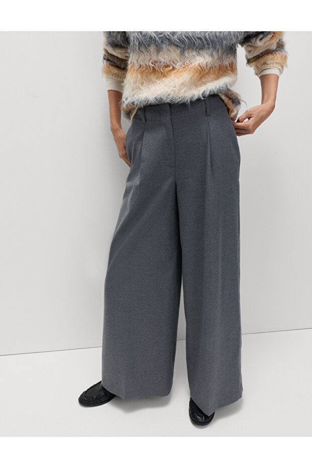 Geniş Paça Pantolon - 4