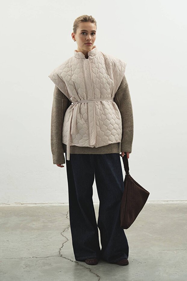 Kapitone Taş Yelek - 3