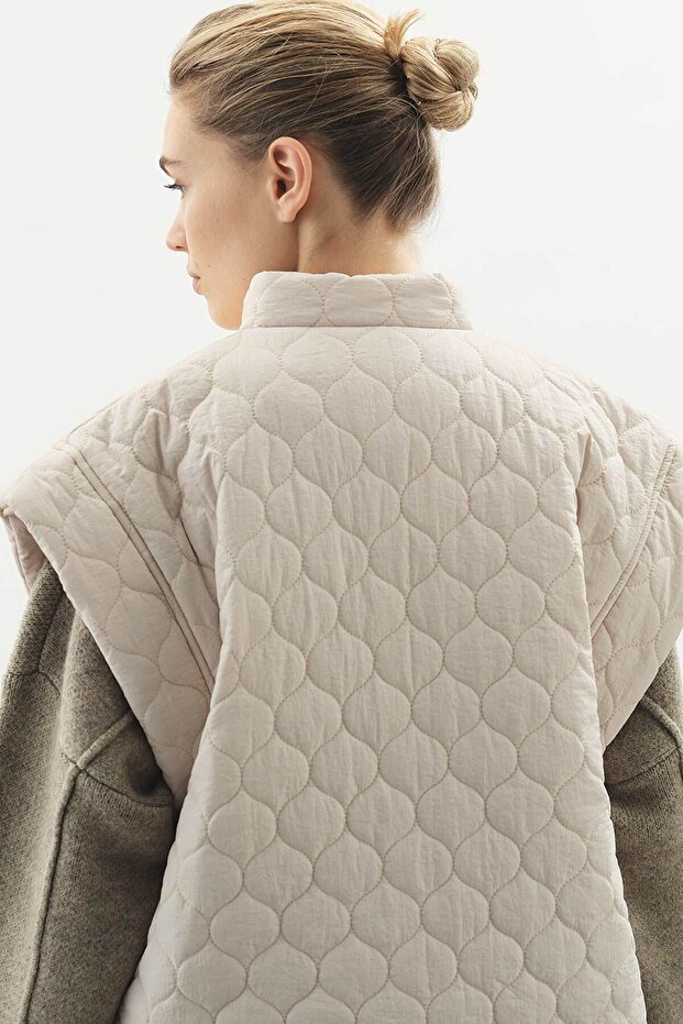 Kapitone Taş Yelek - 7