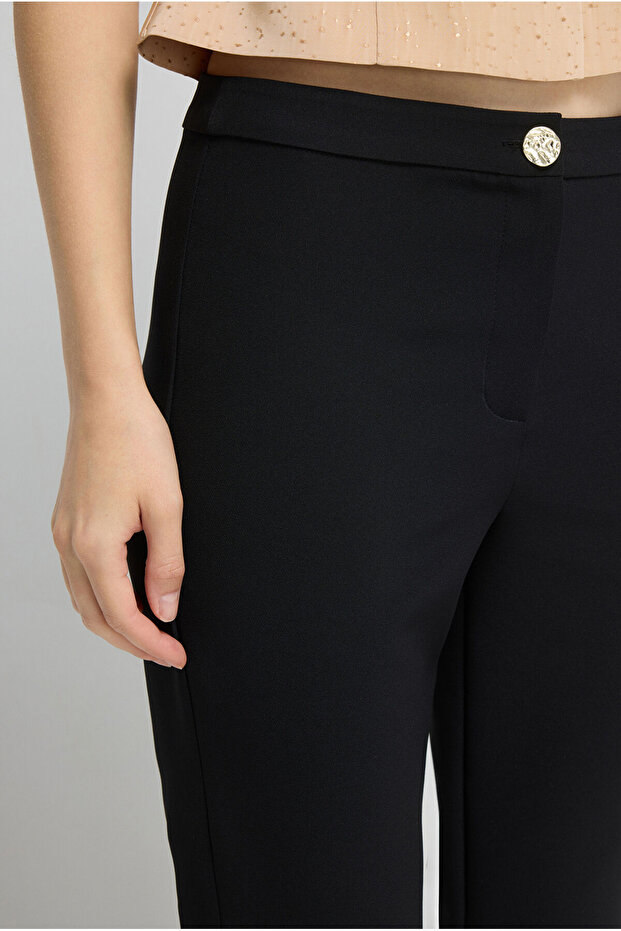 İspanyol Paça Gabardin Pantolon - 4