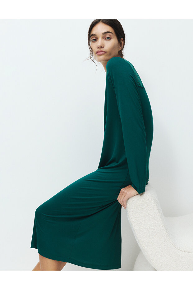 Uzun Kollu Gecelik - 4