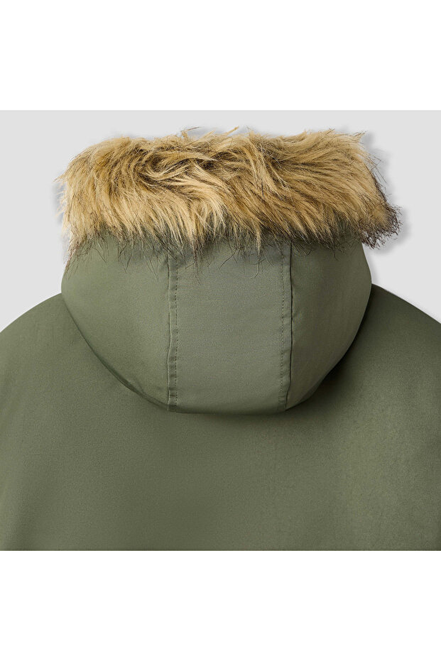 Solid Hooded Jacket with Long Sleeves - 5