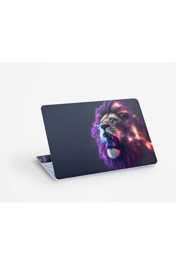 ALAYRA Lion Roar Colorful Digital Art Animal, Laptop Skin Sticker Decal,13.3 14 15 15.4 15.6 Inch