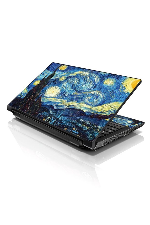 ALAYRA Elton Van Gogh Starry Night Theme 3M Skin Case Vinyl Laptop Skin Sticker ReUAEble Protector