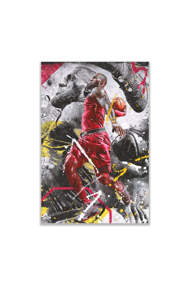 ALAYRA Basketball Stars Ja Harden Stephen Curry LeBron Ja Poster Canvas Art Bedroom Wall Decor Kids Room Decor Inspirational Gift45.7X30.5 CM