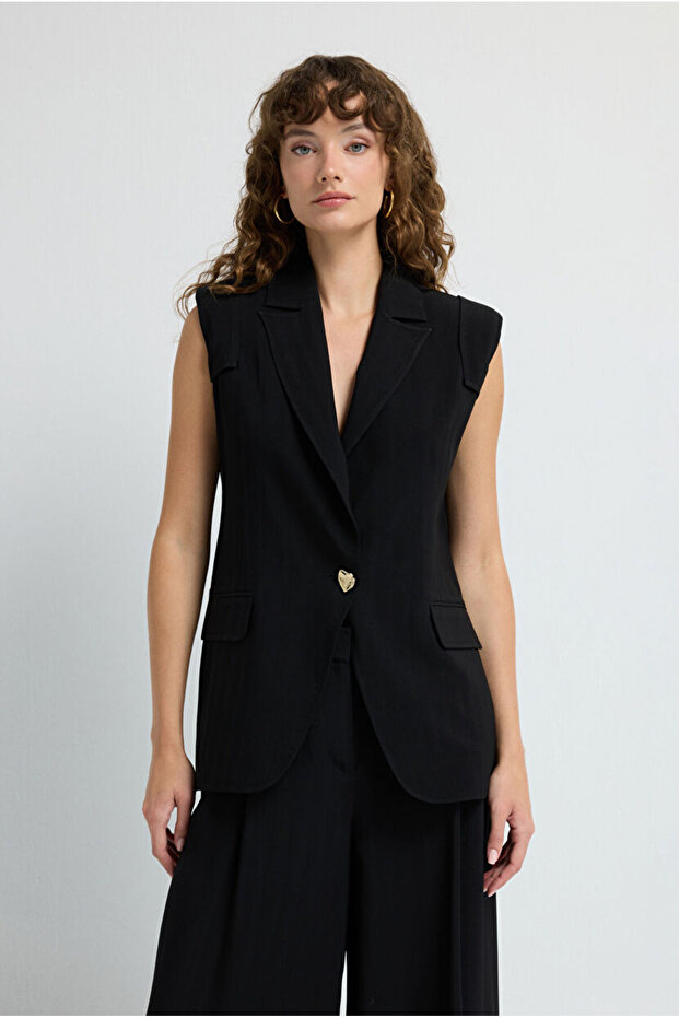 Cep Kapaklı Yelek - 1