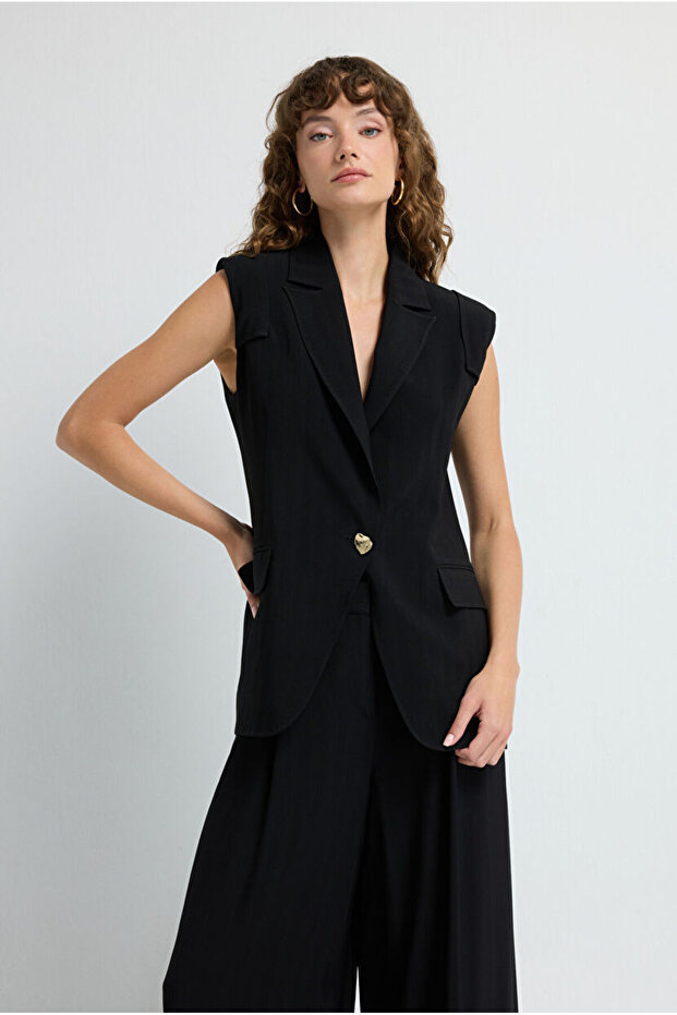 Cep Kapaklı Yelek - 4