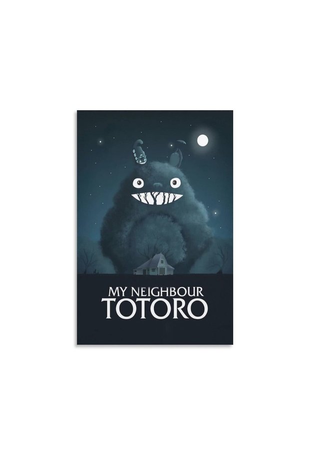 ALAYRA FIU Anime Poster My Neighbor Totor Edit Poster Decorative Painting Canvas Wall Art Living Room Posters Bedroom Painting ()40X60 CM