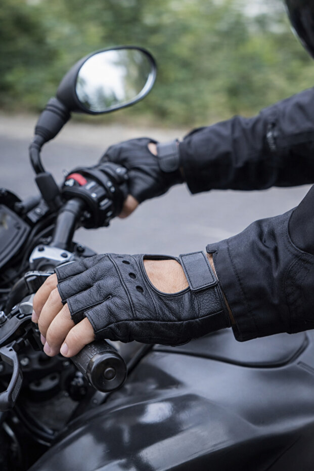 Kesik Deri Eldiven - 2