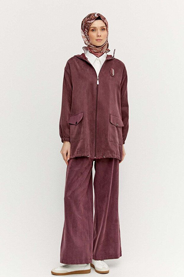 Ekose Evaze Midi Etek - 7