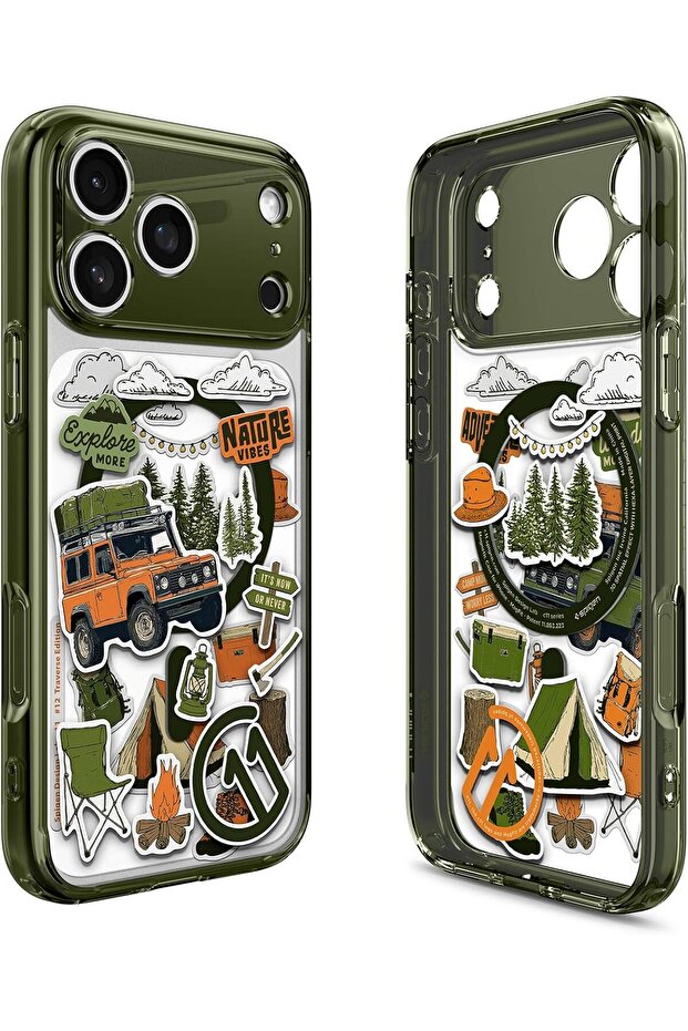 Ultra Hybrid MagFit for iPhone 17 Pro case [3D Spatial Effect with Hexa-Layer Print]