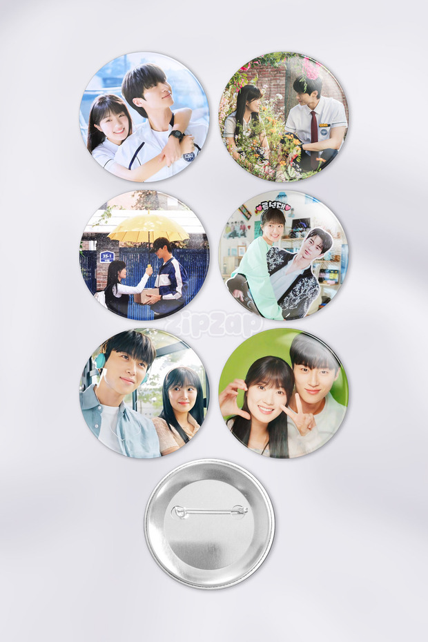Lovely Runner K Drama Kdrama Bag Ornament Badge Pin Button Badge Set (6 Pcs)