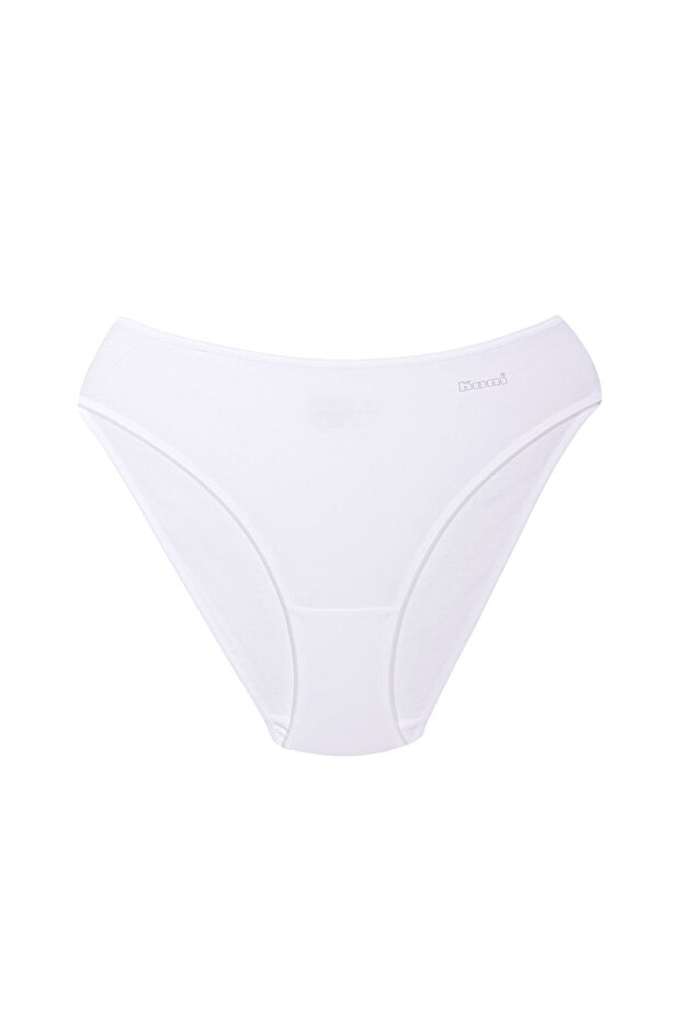 Kadın Basic 5 li Slip Modal Külot Beyaz - 3