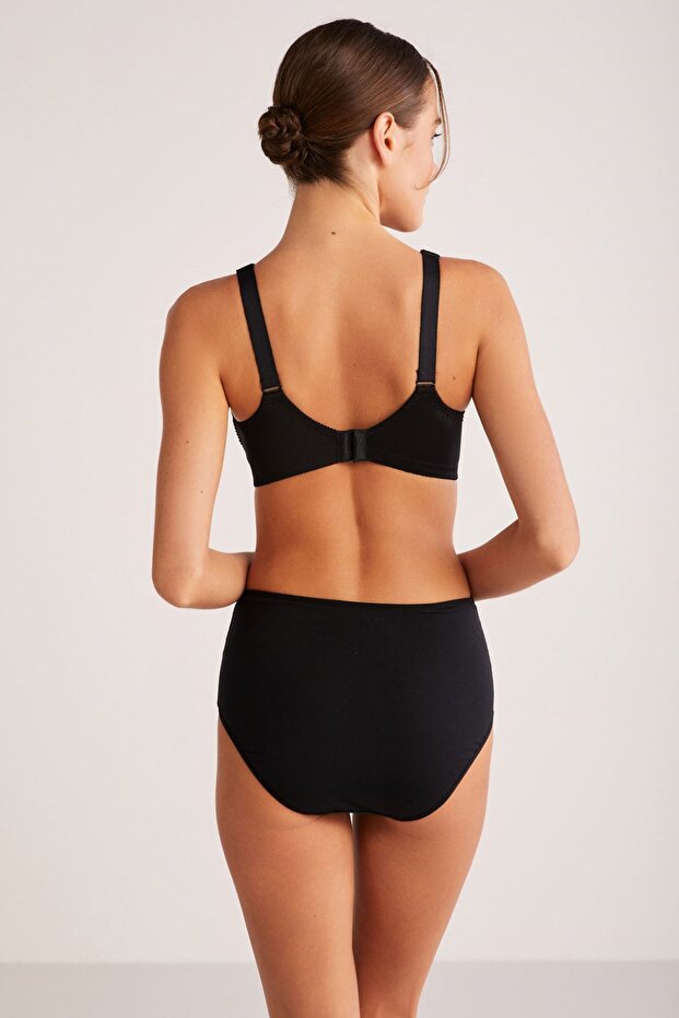 Kadın Basic 5 li Maxi Modal Külot Siyah - 5