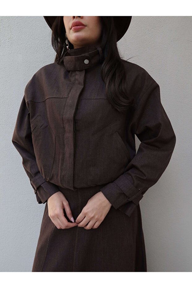 Bomber Denim Ceket - 3