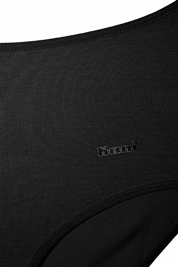 Kadın Basic 5 li Maxi Modal Külot Siyah - 3