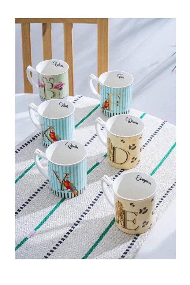 AXEL MUG KUPA HARFLİ - 1