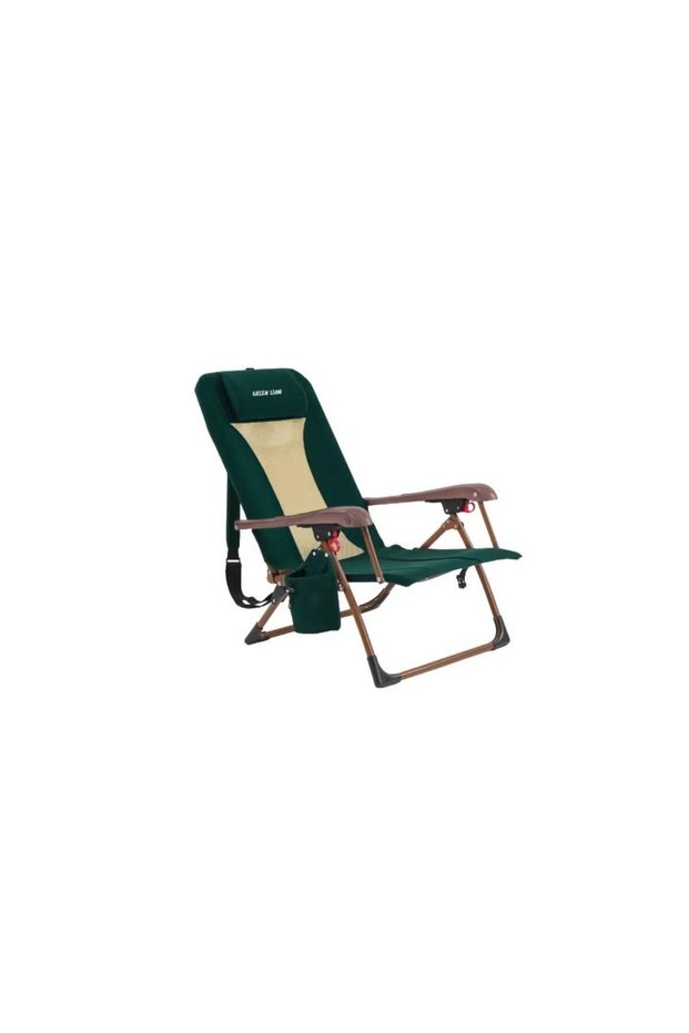 Mafer Adjustable Camping Chair Steel Frame 130° Recline with Insulated Cup Holder