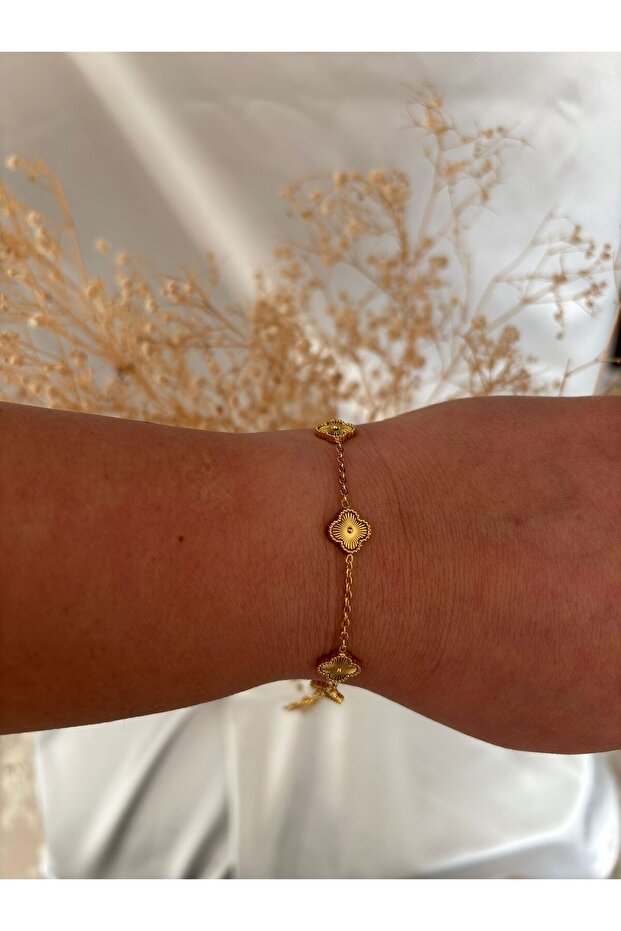 Yonca Model Çelik Bileklik - 2