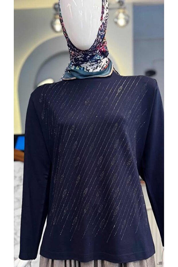 H MERSERİZE BLUZ - 2