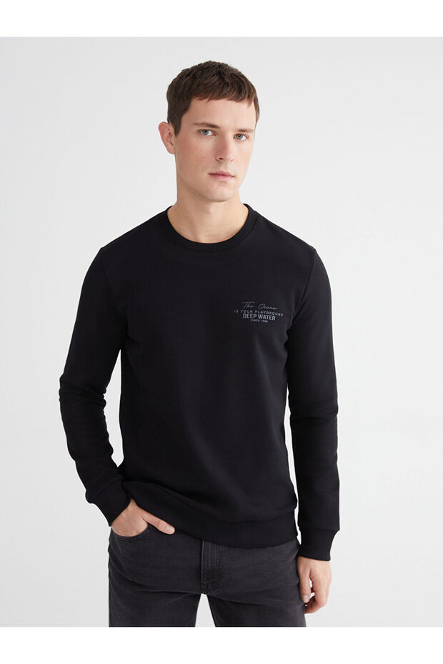 Vision New Season Crew Neck Men's Thick Sweatshirt