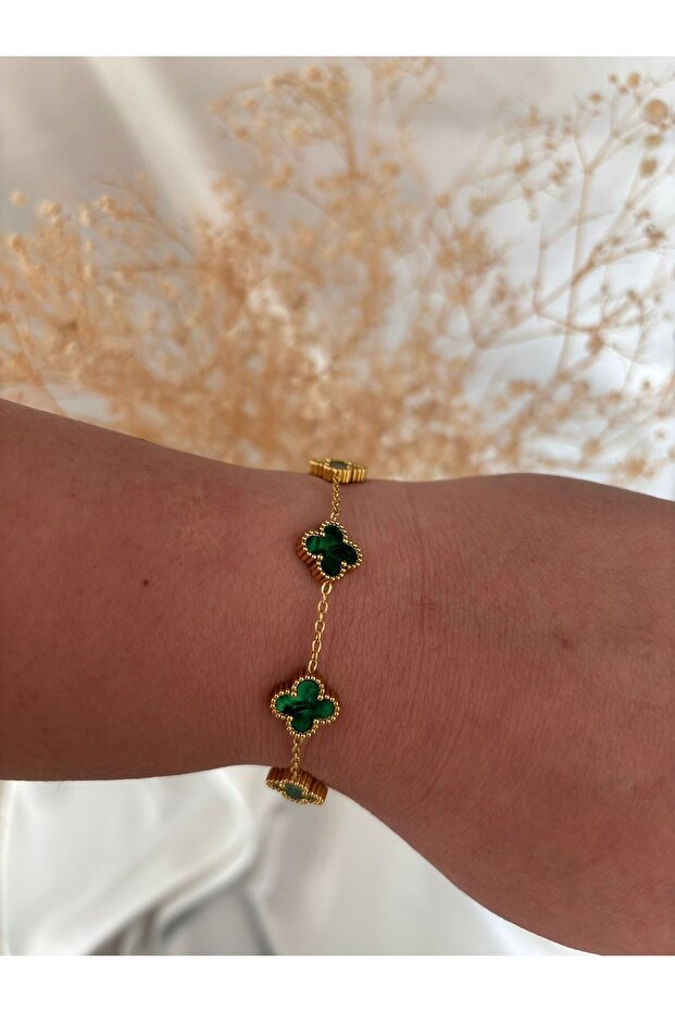 Yonca Model Çelik Bileklik - 2