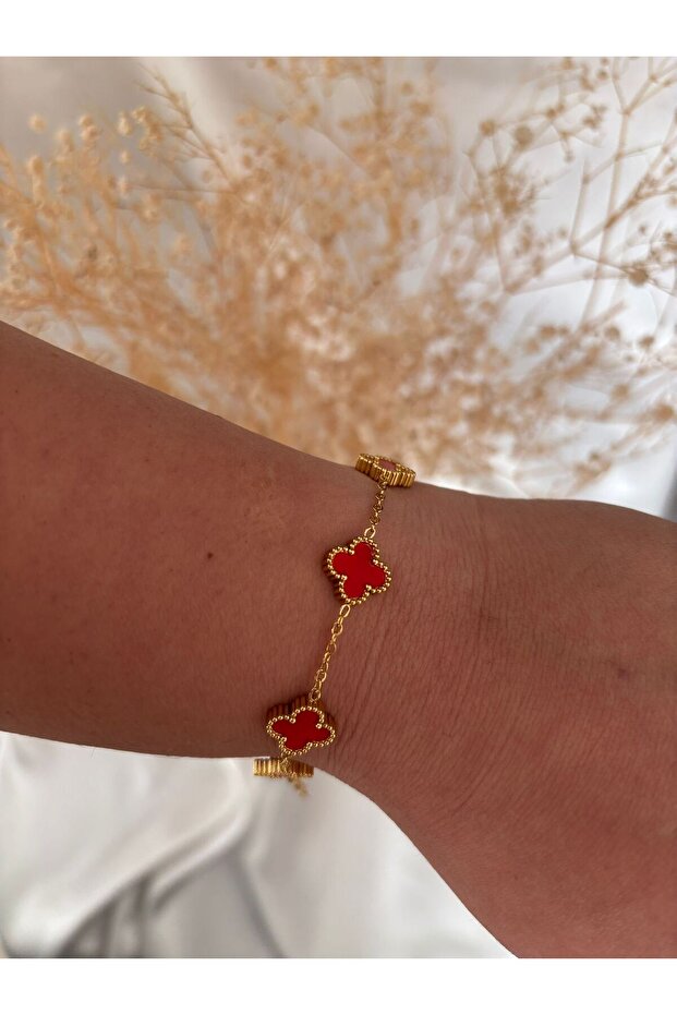 Yonca Model Çelik Bileklik - 2