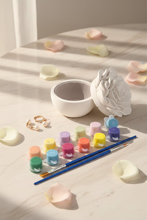 ÇİÇEK KUTU BOYAMA SETİ - 2