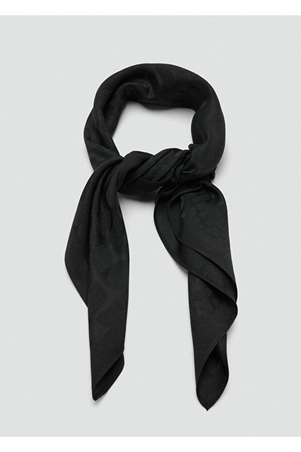 Leopar desenli fular - 3