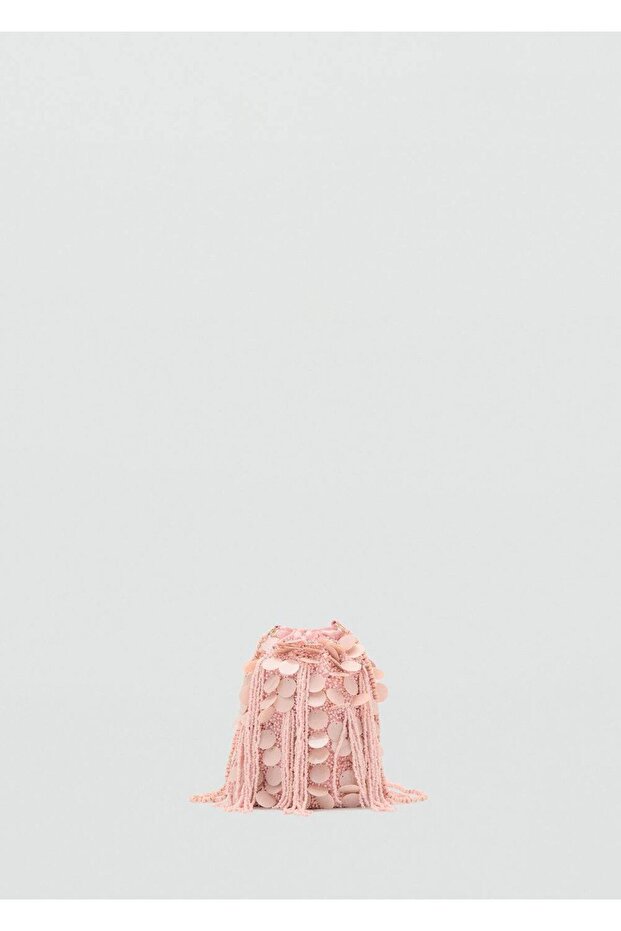 Boncuklu mini çanta - 3