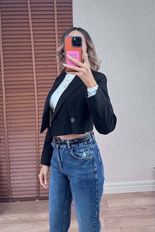 Mini Blazer Ceket - 3