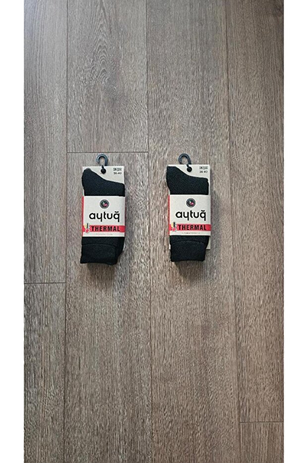 Women's Thermal 2 Pairs (Black) Socks