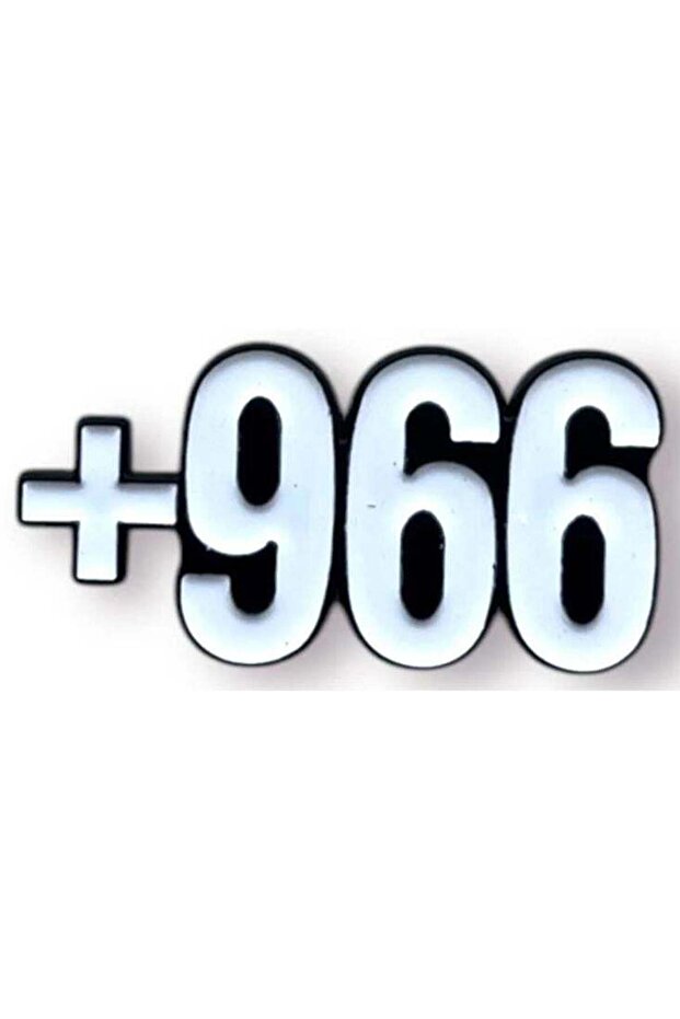 ملصق للهاتف المحمول بشعار +966