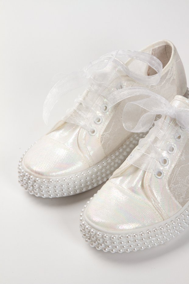 Women's Low-Heeled Very Comfortable Sports Wedding Dress Evening Dress Shoes