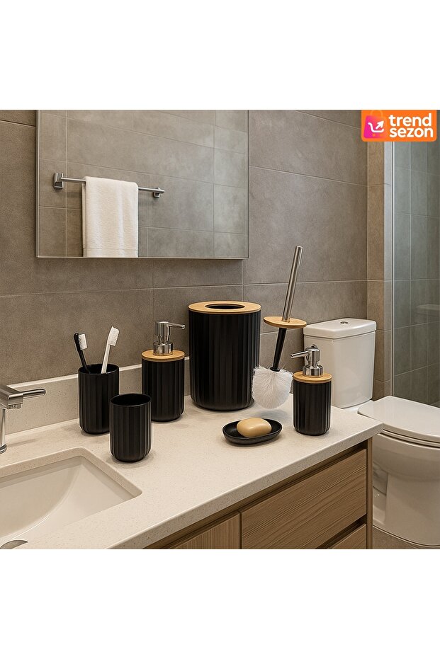 Round Bathroom Set - - 7