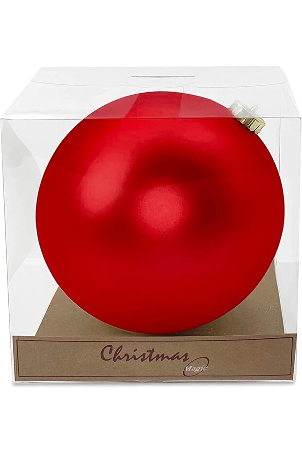 The Bro Bauble Matt Red 15cm 1Pc/Box