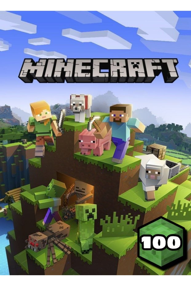 Coloring book, 100 Minecraft illustrations, A4