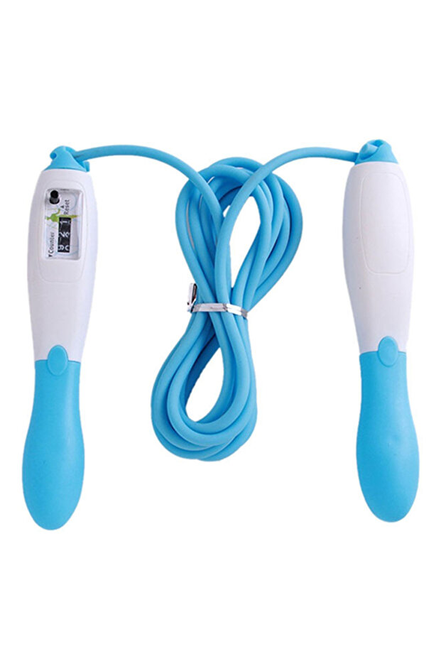 Skipping Rope With Digital Calorie Counter Display