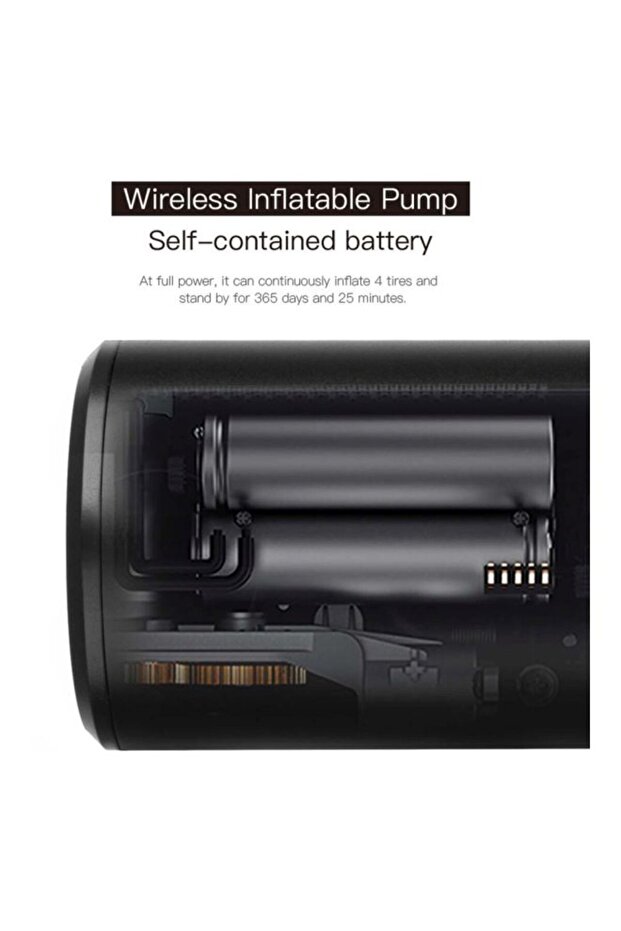 Portable Emergency Air Compressor Pump with Multiple Functions - 4