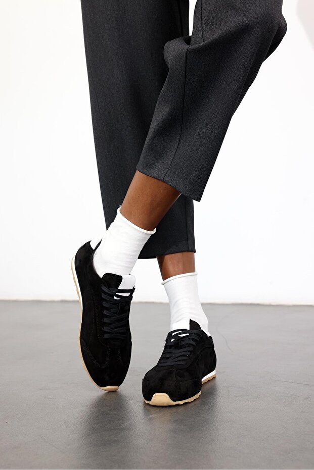 Siyah Basic Sneaker 25445 - 4
