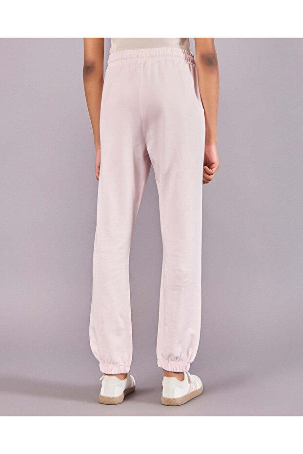 Senior Girls Pink Basic Track Pants - 3