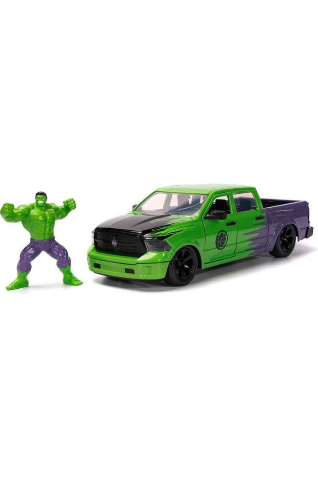 Oyuncak Jada Marvel Hulk 2014 Ram 1500 1:24 Model Araba - 2