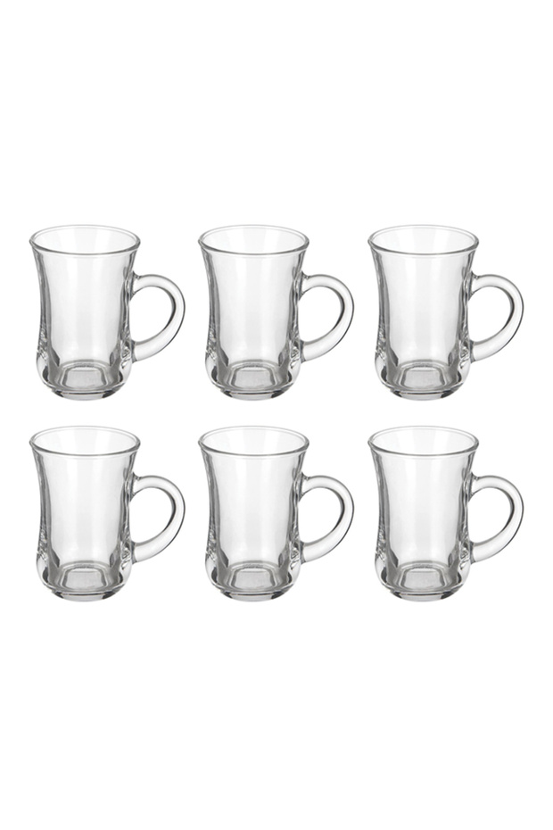6-Piece Glass Set Clear 135ml