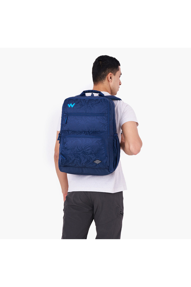 Solid School Backpack with Adjustable Shoulder Straps - 25x32x47 cms - 3