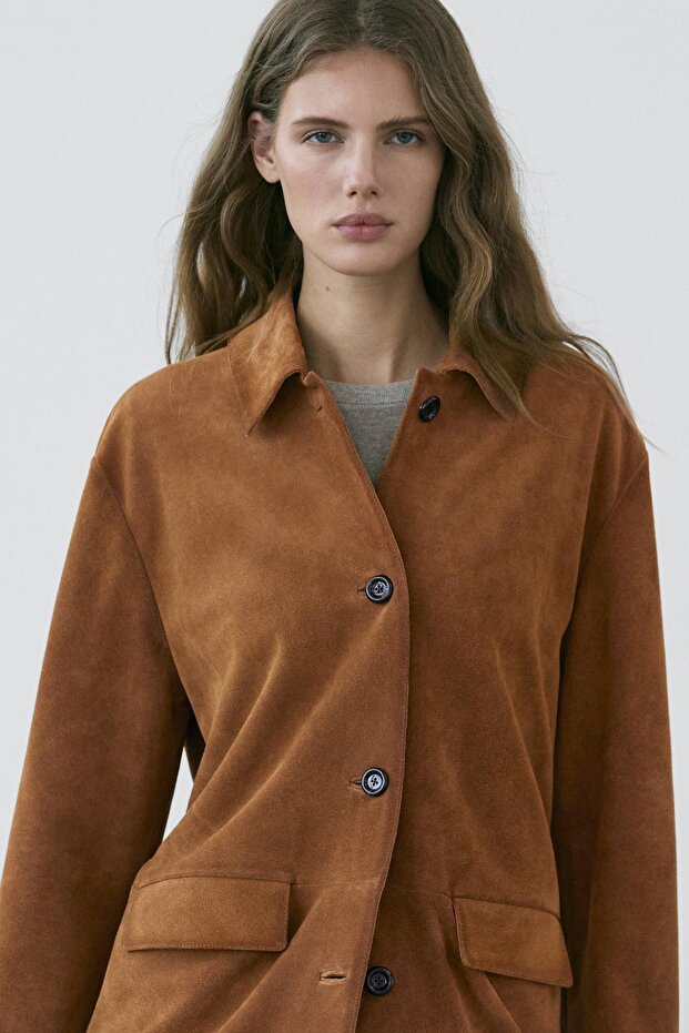 Süet deri ceket - 2