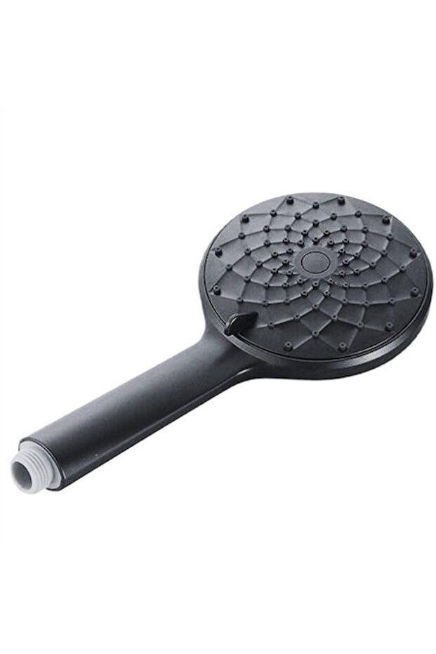 5-function matte black shower head - 1