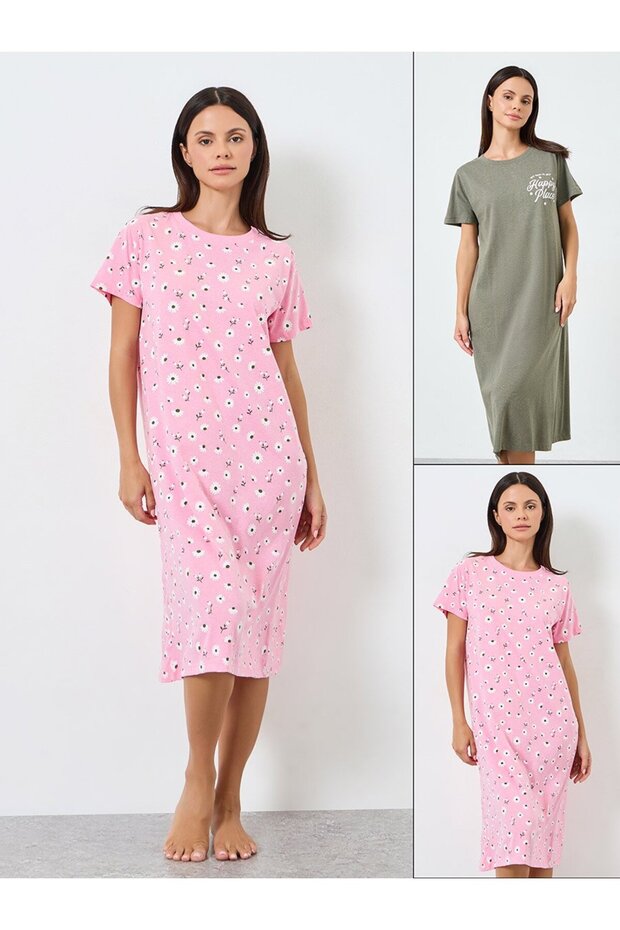 Pack of 2 - Women Printed Slipdress