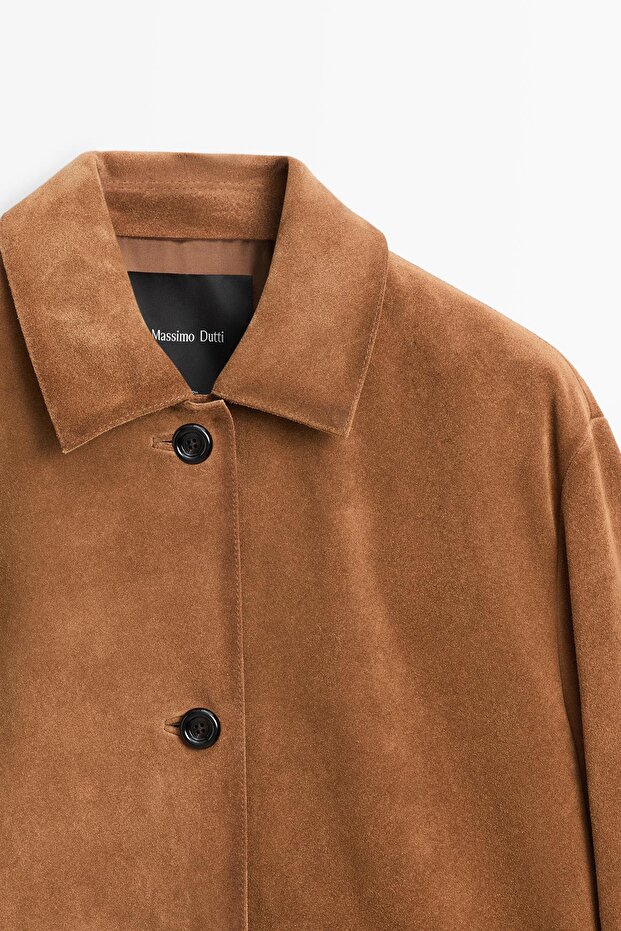 Süet deri ceket - 6