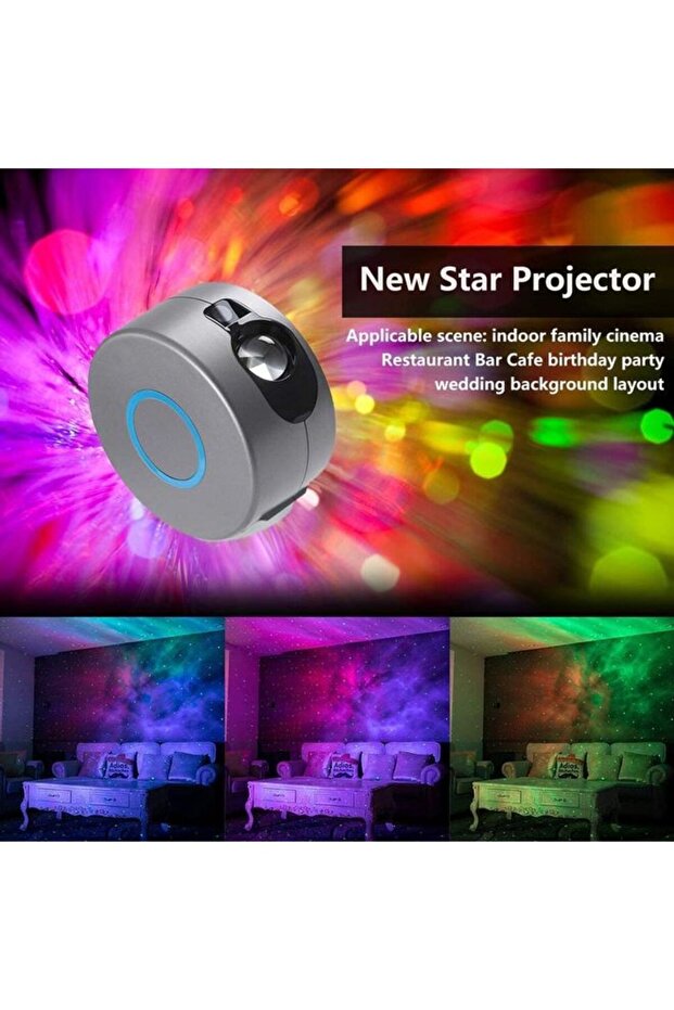 Remote Control Multicolor LED Night Light - 6
